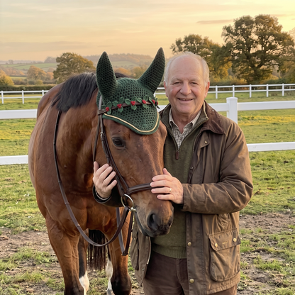 Handmade Christmas Crochet Horse Ear Bonnet